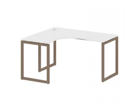 Стол криволинейный левый на О-образном м/к 1400x1200x750 Metal System Quattro 4x4 images