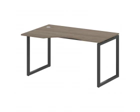 Стол криволинейный левый на О-образном м/к 1400x900x750 Metal System Quattro 4x4 images