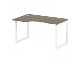 Стол криволинейный левый на О-образном м/к 1400x900x750 Metal System Quattro 4x4 images