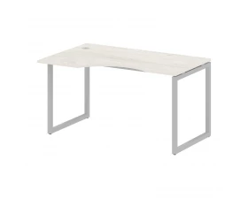 Стол криволинейный левый на О-образном м/к 1400x900x750 Metal System Quattro 4x4 images