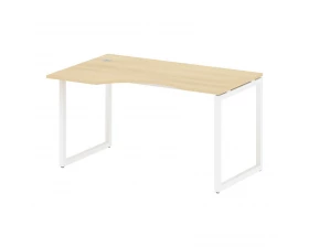 Стол криволинейный левый на О-образном м/к 1400x900x750 Metal System Quattro 4x4 images