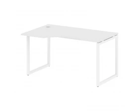 Стол криволинейный левый на О-образном м/к 1400x900x750 Metal System Quattro 4x4 images