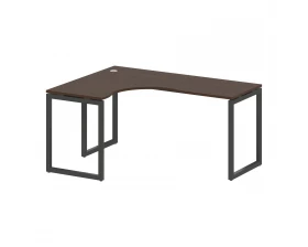 Стол криволинейный левый на О-образном м/к 1600x1200x750 Metal System Quattro 4x4 images