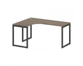 Стол криволинейный левый на О-образном м/к 1600x1200x750 Metal System Quattro 4x4 images