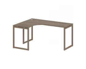 Стол криволинейный левый на О-образном м/к 1600x1200x750 Metal System Quattro 4x4 images