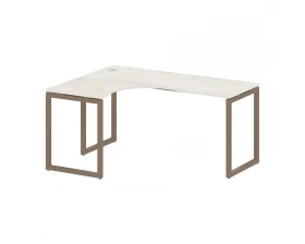 Стол криволинейный левый на О-образном м/к 1600x1200x750 Metal System Quattro 4x4 images