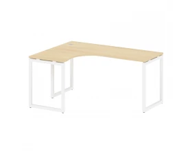 Стол криволинейный левый на О-образном м/к 1600x1200x750 Metal System Quattro 4x4 images