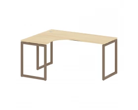 Стол криволинейный левый на О-образном м/к 1600x1200x750 Metal System Quattro 4x4 images