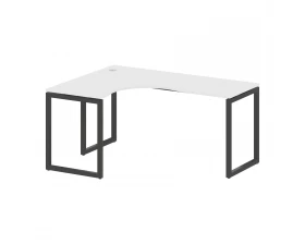 Стол криволинейный левый на О-образном м/к 1600x1200x750 Metal System Quattro 4x4 images