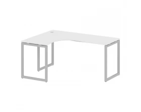 Стол криволинейный левый на О-образном м/к 1600x1200x750 Metal System Quattro 4x4 images