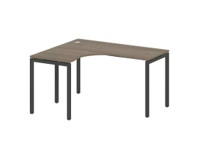 Стол криволинейный левый на П-образном м/к 1400x1200x750 Metal System Quattro 4x4 images