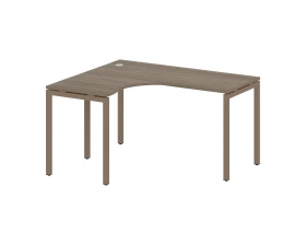 Стол криволинейный левый на П-образном м/к 1400x1200x750 Metal System Quattro 4x4 images