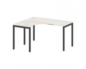 Стол криволинейный левый на П-образном м/к 1400x1200x750 Metal System Quattro 4x4 images
