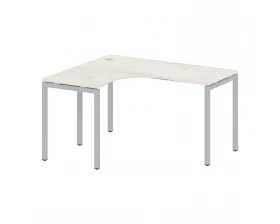 Стол криволинейный левый на П-образном м/к 1400x1200x750 Metal System Quattro 4x4 images