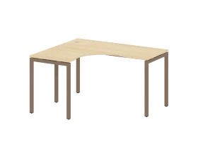 Стол криволинейный левый на П-образном м/к 1400x1200x750 Metal System Quattro 4x4 images