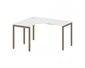 Стол криволинейный левый на П-образном м/к 1400x1200x750 Metal System Quattro 4x4 images