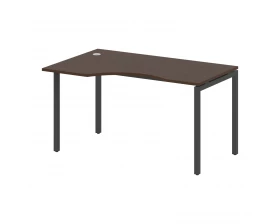 Стол криволинейный левый на П-образном м/к 1400x900x750 Metal System Quattro 4x4 images