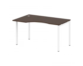 Стол криволинейный левый на П-образном м/к 1400x900x750 Metal System Quattro 4x4 images