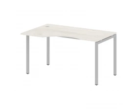 Стол криволинейный левый на П-образном м/к 1400x900x750 Metal System Quattro 4x4 images