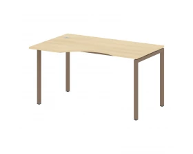 Стол криволинейный левый на П-образном м/к 1400x900x750 Metal System Quattro 4x4 images