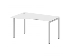 Стол криволинейный левый на П-образном м/к 1400x900x750 Metal System Quattro 4x4 images