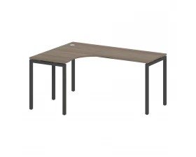 Стол криволинейный левый на П-образном м/к 1600x1200x750 Metal System Quattro 4x4 images