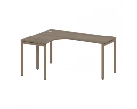 Стол криволинейный левый на П-образном м/к 1600x1200x750 Metal System Quattro 4x4 images
