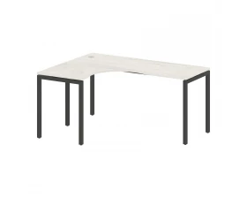 Стол криволинейный левый на П-образном м/к 1600x1200x750 Metal System Quattro 4x4 images