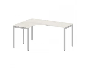 Стол криволинейный левый на П-образном м/к 1600x1200x750 Metal System Quattro 4x4 images