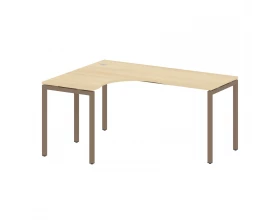 Стол криволинейный левый на П-образном м/к 1600x1200x750 Metal System Quattro 4x4 images