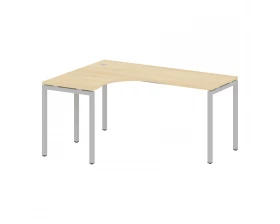 Стол криволинейный левый на П-образном м/к 1600x1200x750 Metal System Quattro 4x4 images
