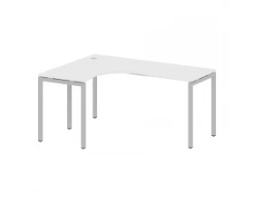 Стол криволинейный левый на П-образном м/к 1600x1200x750 Metal System Quattro 4x4 images