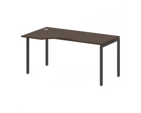 Стол криволинейный левый на П-образном м/к 1600x900x750 Metal System Quattro 4x4 images