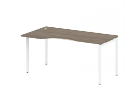 Стол криволинейный левый на П-образном м/к 1600x900x750 Metal System Quattro 4x4 images