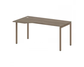 Стол криволинейный левый на П-образном м/к 1600x900x750 Metal System Quattro 4x4 images