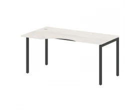 Стол криволинейный левый на П-образном м/к 1600x900x750 Metal System Quattro 4x4 images