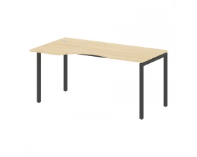 Стол криволинейный левый на П-образном м/к 1600x900x750 Metal System Quattro 4x4 images