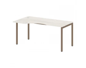 Стол криволинейный левый на П-образном м/к 1600x900x750 Metal System Quattro 4x4 images