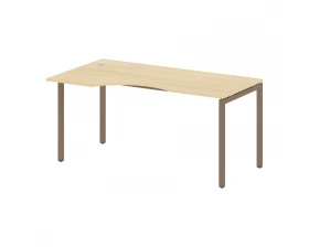 Стол криволинейный левый на П-образном м/к 1600x900x750 Metal System Quattro 4x4 images