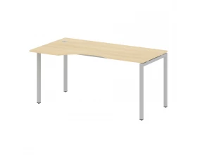 Стол криволинейный левый на П-образном м/к 1600x900x750 Metal System Quattro 4x4 images