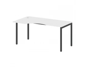 Стол криволинейный левый на П-образном м/к 1600x900x750 Metal System Quattro 4x4 images