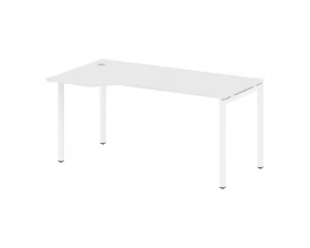 Стол криволинейный левый на П-образном м/к 1600x900x750 Metal System Quattro 4x4 images