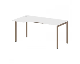 Стол криволинейный левый на П-образном м/к 1600x900x750 Metal System Quattro 4x4 images