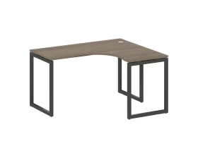 Стол криволинейный правый на О-образном м/к 1400x1200x750 Metal System Quattro 4x4 images