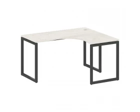 Стол криволинейный правый на О-образном м/к 1400x1200x750 Metal System Quattro 4x4 images