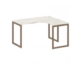 Стол криволинейный правый на О-образном м/к 1400x1200x750 Metal System Quattro 4x4 images