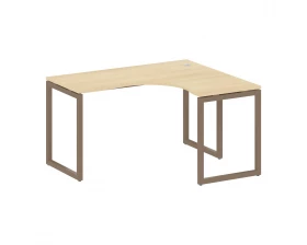 Стол криволинейный правый на О-образном м/к 1400x1200x750 Metal System Quattro 4x4 images