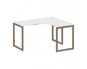 Стол криволинейный правый на О-образном м/к 1400x1200x750 Metal System Quattro 4x4 images