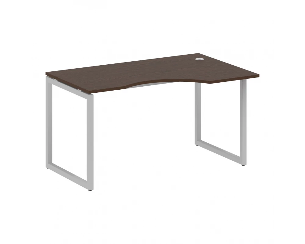 Стол криволинейный правый на О-образном м/к 1400x900x750 Metal System Quattro 4x4