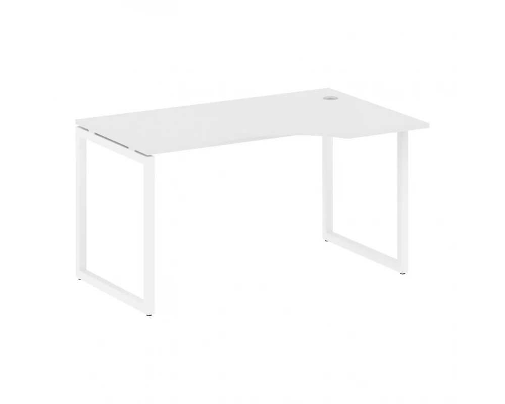 Стол криволинейный правый на О-образном м/к 1400x900x750 Metal System Quattro 4x4